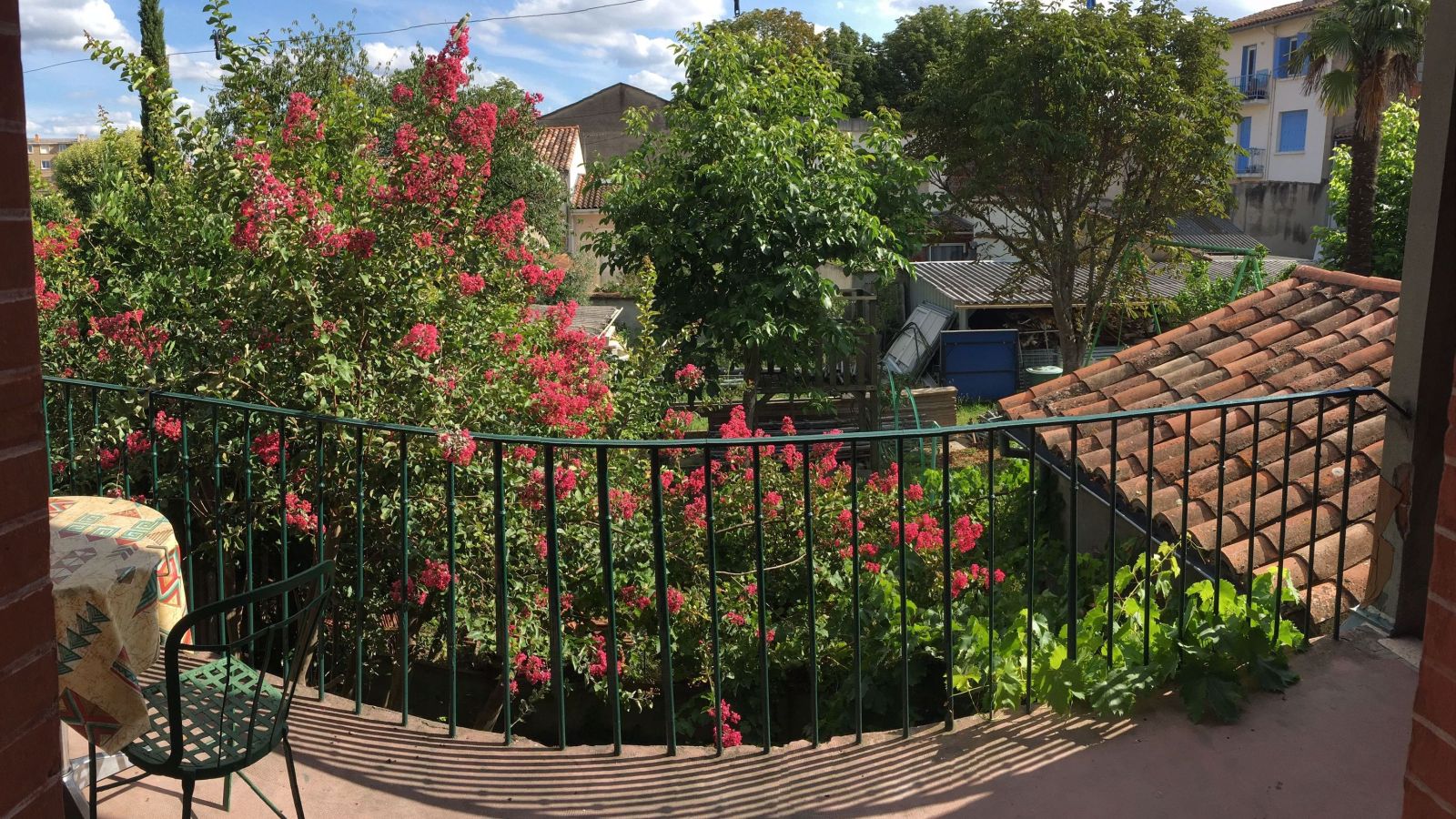 Vue depuis le balcon